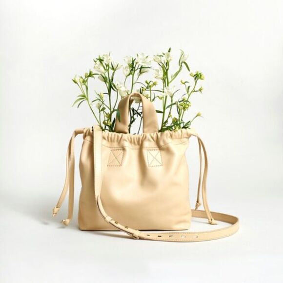 NWT Madewell The Piazza Crossbody In Butter Scone Rare - Picture 4 of 9